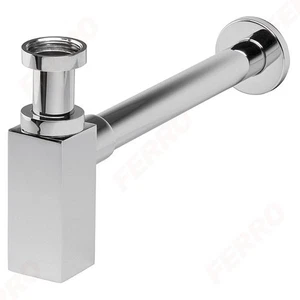 Flaschensiphon Waschbecken Bad Siphon Abfluss Geruchsverschluss Ablaufgarnitur - Bild 1 von 2