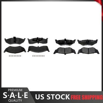 Передние и задние металлические тормозные колодки R-Line для Dodge 1997 1996 1995 годов выпуска неоновые - Изображение 1 из 4