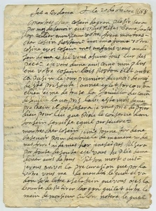 Lettre 1688 de Don Gil Rostan à Cordoue, à son cousin Daniel Rostan à Cavaillon. - Picture 1 of 4