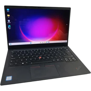 Lenovo ThinkPad X1 Carbon 14 Inch Screen Intel i5 8th Gen 8GB Ram 256GB NVME ... - Picture 1 of 14