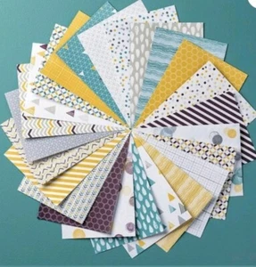  Stampin' Up Stamping Up Designer Series Paper Pack - 4.5" x 6.5" - MOONLIGHT - Picture 1 of 2