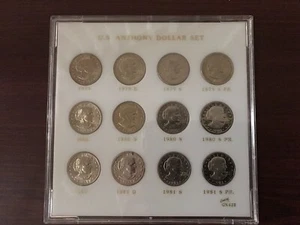 Complete Susan B Anthony Dollar Set w/ PF - Picture 1 of 9