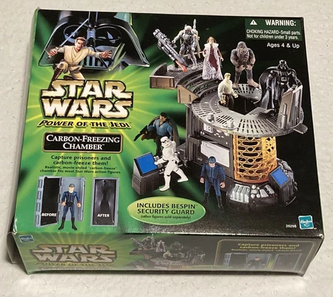 Star Wars Power of The Jedi Carbon Freezing Chamber Hasbro 2000 Used Collect Cover