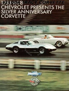 Folleto original del distribuidor Corvette 1978 aniversario de plata 25 años - Imagen 1 de 4