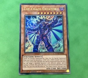 Yu-Gi-Oh! The Chaos Creator Toon Chaos TOCH-EN006 Ultra Raro 1a Edición Como Nuevo - Imagen 1 de 2
