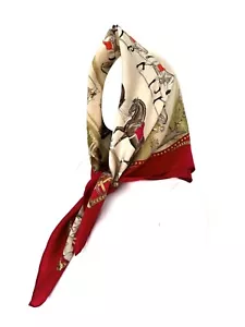 Hermes Silk Scarf Presentation de Chevaux. Made In France. Authentic. - Picture 1 of 12