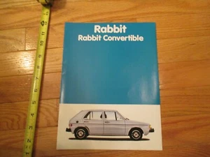 Volkswagen VW Hase Cabrio NOS Original Händler Verkaufsprospekt 1981 Katalog - Bild 1 von 9
