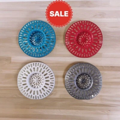 SALE Abflusssieb Abfluss Sieb Waschbecken Spülbecken Küche Dusche Kunststoff 8cm - Bild 1 von 3