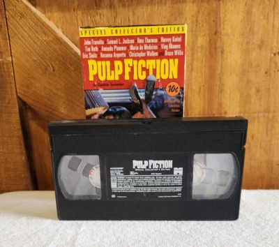 Pulp Fiction VHS 1996 by Quentin Tarantino Special Collectors Edition Tape Film - Image 1 of 4