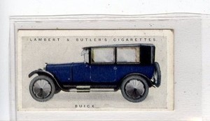 (Jd6023) LAMBERT & BUTLER,MOTOR CARS,A SERIES,BUICK,1922,#24