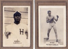 RARE CUBA - OSCAR LEVIS - AGUILITAS 1926-1927 TOBACCO BASEBALL & BOXING CARD