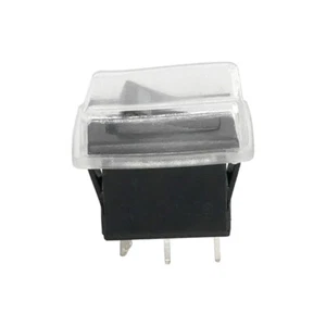 Replacement LIGHT COUNTRY R19A 6A 250V 4-pin With Waterproof Cover Rocker Switch - Picture 1 of 3