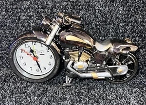 Motorcycle Model Quartz movement Light  Weight Alarm Clock Desk Or Home Office - Picture 1 of 8