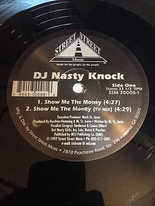 DJ Nasty Knock: Show Me The Money / Gimme Dat South Coast 12" - Rap Hip Hop Bass - Imagen 1 de 2