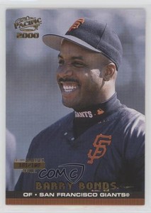 2000 Pacific Gold /199 Barry Bonds (Portrait) #377.1