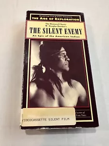 The Silent Enemy 1930 B&W VHS Chief Yellow Robe Chief Akawanush Re-Released 1992 - Picture 1 of 4