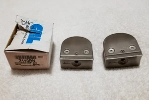 (2) Abrazadera Z redonda grande de níquel cepillado 3/8-1/2 #Z110BN nueva - Imagen 1 de 5