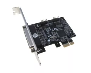 PCI-E PCI Express Parallel LPT Serial Port Card DB25 DB9 RS232 mach3 mach2 - Picture 1 of 1