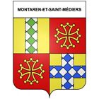 Montaren-et-Saint-M&#233;diers 30 ville Stickers blason autocollant adh&#233;sif