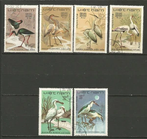 Viét Nam 1983 oiseaux échassiers 6 timbres oblitérés /T8370 - Picture 1 of 1
