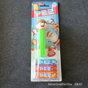 NAVIDAD Dispensador Pez ELF GREEN STEM 3 Sabores Paquetes de Caramelos NUEVO SELLADO - Imagen 1 de 8
