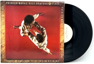 PATRICK MORAZ BILL BRUFORD - FLAGS VINYL LP RECORD1985 EG PROG ROCK LP EGLP63 - Picture 1 of 9