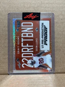 Devin Lloyd 2024 Leaf Football 1/1 Pre Production Proof - Bild 1 von 1