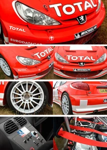 PEUGEOT 206 RALLY CAR PICTURE BOOK for TAMIYA ITALERI ENTEX 1/12 1/24 - Picture 1 of 1