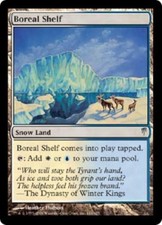 WOTC MtG Coldsnap Boreal Shelf (U) (Foil) EX