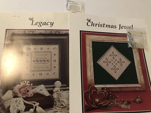 Just Nan CHRISTMAS JEWEL & LEGACY Cross Stitch Patterns &Embellishment Packs - Picture 1 of 5
