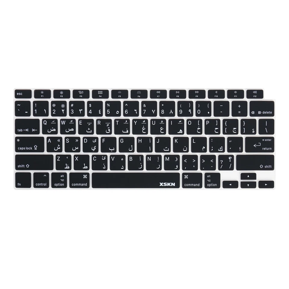 XSKN US Arabic Keyboard Cover for Macbook Air 13.3 with Touch ID A2179 A2337 M1 - Image 1 of 4