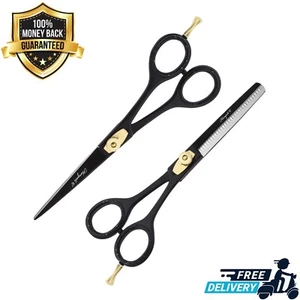 Professional Barber Salon Hair Cutting Thinning Hairdressing Scissors Shears Set - Picture 1 of 9