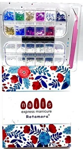 Rotamora Nagel Pailletten, Nailart Flocken Nagel Glitzer Paillette gemischt rund dünn... - Bild 1 von 1