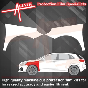 Fits Hyundai i30 2017- Front Wings Stone Chip Guard Paint Protection Film i30N - Picture 1 of 3