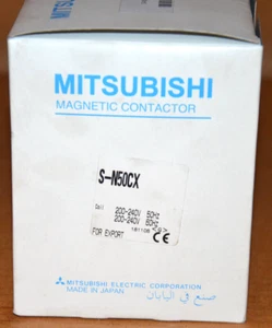 Mitsubishi S-N50CX AC200V Magnetic Contactor 113607 NEU OVP - Bild 1 von 3