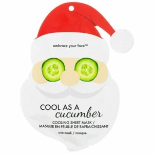Jean Pierre Cool As A Cucumber Santa Holiday Face Mask - 1ct H1 - Picture 1 of 2