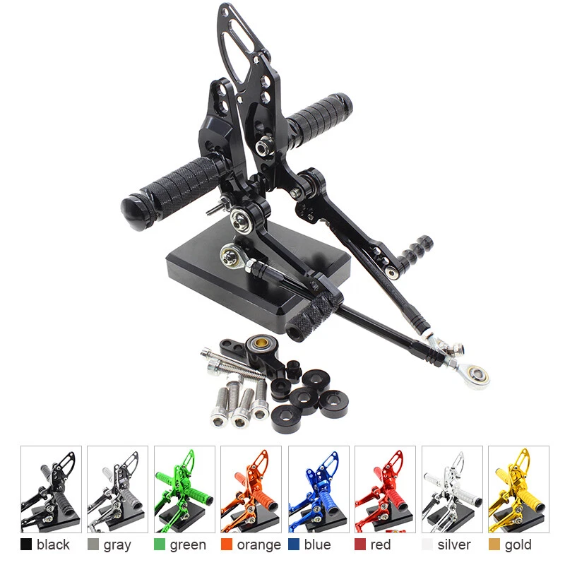 Reposapiés CNC reposapiés juegos traseros reposapiés apto para DUCATI STREETFIGHTER 848 1100 Foto 1 de 4