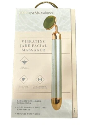 Masajeador facial vibrador de jade Foto 1 de 3