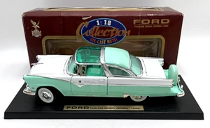 1955 Ford Fairlane Crown Victoria Green 1:18 by Road Legends Diecast w/ Box #2 - Picture 1 of 13