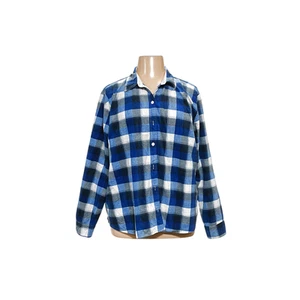 Blaues Lee Fleece Oberteil mit Knopfleiste XXXL - Bild 1 von 4