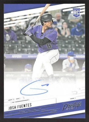 2021 Panini Chronicles #PR-JF Josh Fuentes Prestige Autographs - Image 1 of 2