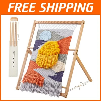 Máquina de tejer madera estilo tradicional Foto 1 de 4