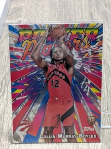Collin Murray-Boyles Toronto Raptors 2025-26 Power Players Topps RC PP-19 - Bild 1 von 2