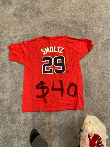 John Smoltz Atlanta Braves signed handsigniert Tshirt Shirt - Bild 1 von 2