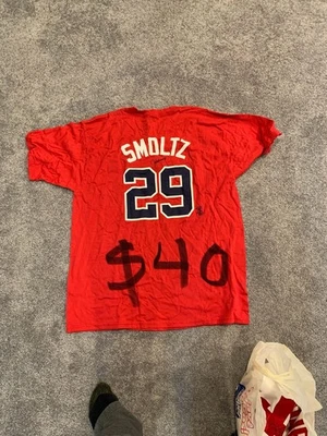 Camiseta autografiada firmada por John Smoltz de los Atlanta Braves  Foto 1 de 2