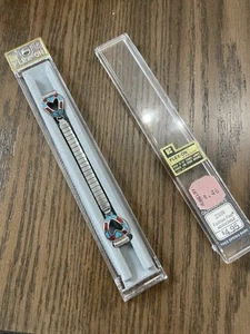 Vintage Kreisler Watch Band FLEX-ON 28W Twist SilverTone Faux Turquoise & Coral - Picture 1 of 6