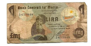 Malta (P34b) 1 Lire 1967 - Picture 1 of 2