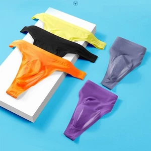 Underwear Men Underwear Mens Seamless Sexy Sheer Ultra Thin Underpants - Picture 1 of 17
