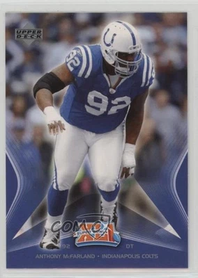 2007 Upper Deck Indianapolis Colts Super Bowl XLI Anthony McFarland #22 - Image 1 of 2