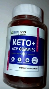 2x KetoBod ACV Gummies Keto Bod Weight Loss Supplement 60 Gummies Exp. 05/2026 - Picture 1 of 5